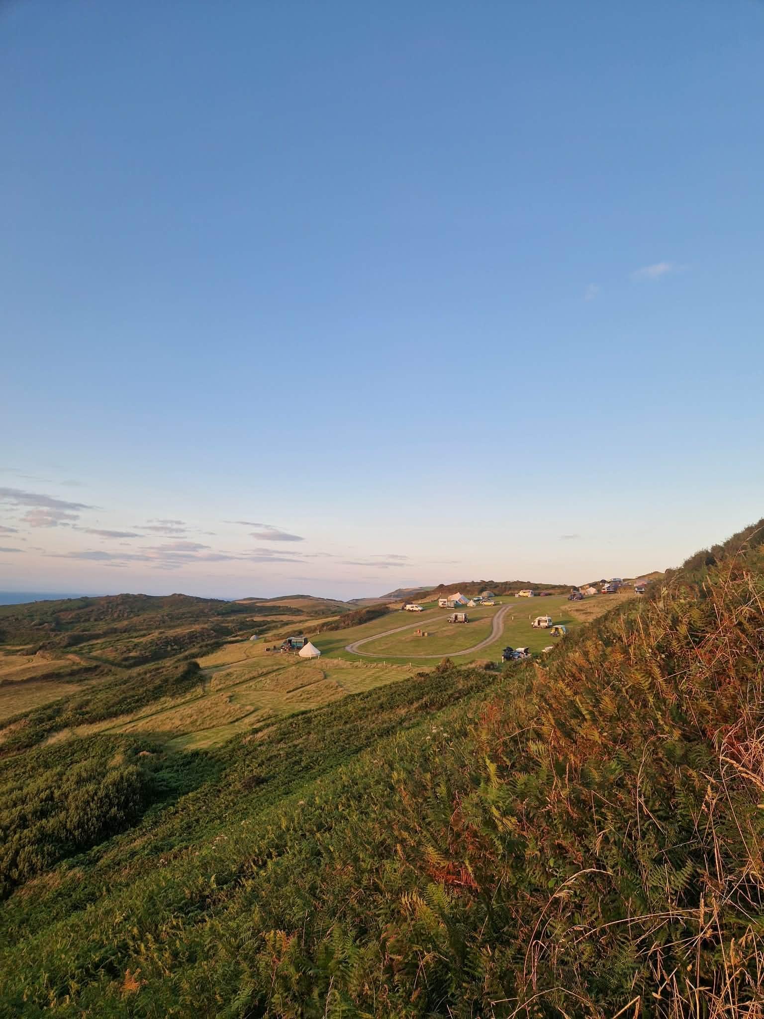 The coast in the evening