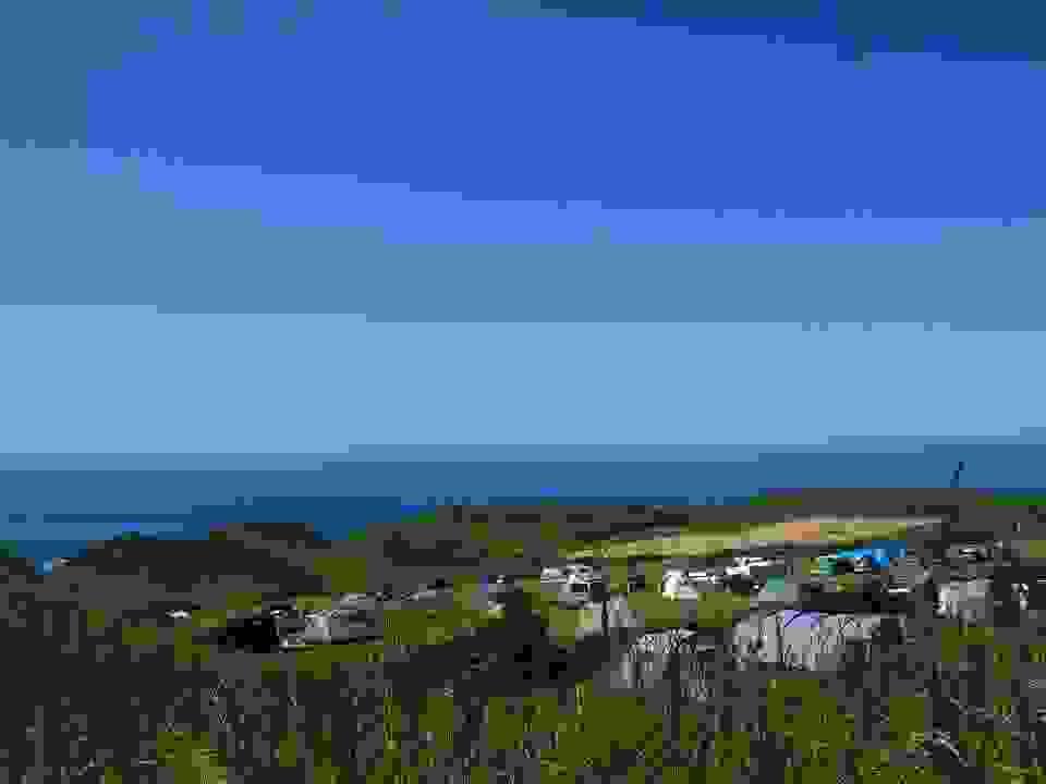 View across the fields at North Morte Farm