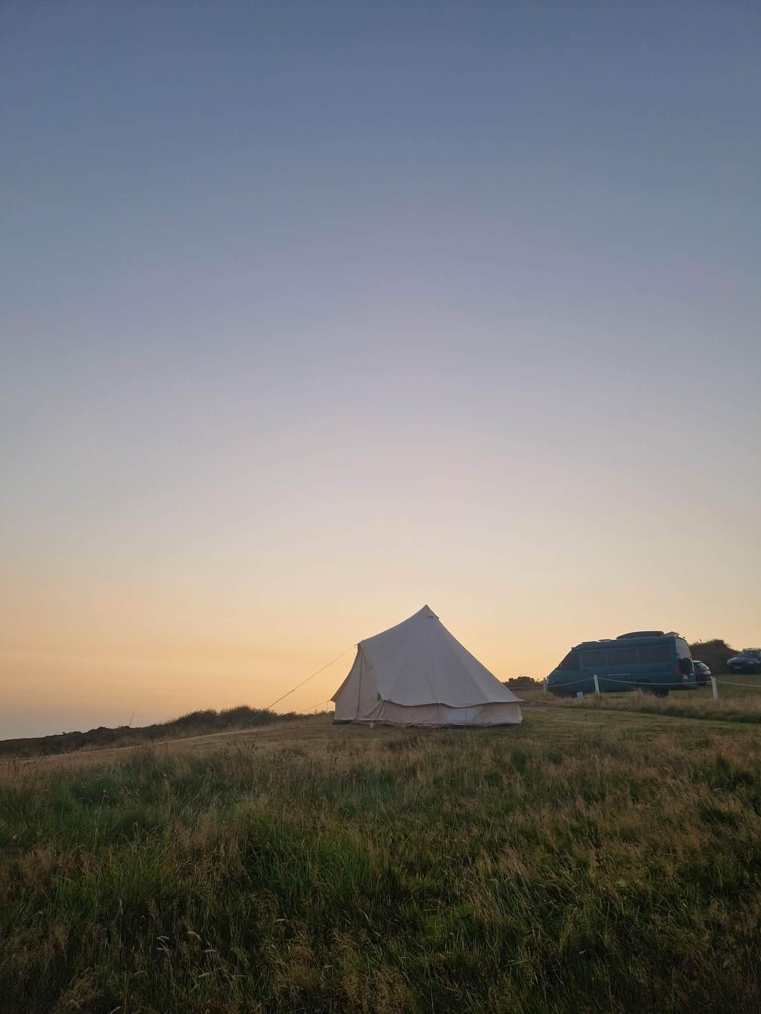Dusk over the headland